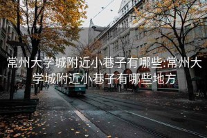 常州大学城附近小巷子有哪些:常州大学城附近小巷子有哪些地方