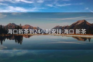 海口新茶到24小时安排:海口 新茶