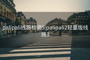 palipali线路检测5:palipali2轻量版线路3