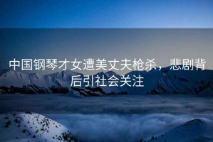 中国钢琴才女遭美丈夫枪杀，悲剧背后引社会关注