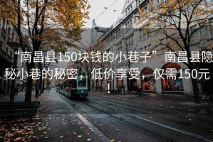 “南昌县150块钱的小巷子”南昌县隐秘小巷的秘密，低价享受，仅需150元！