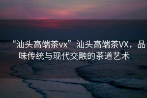 “汕头高端茶vx”汕头高端茶VX，品味传统与现代交融的茶道艺术