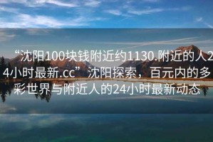 “沈阳100块钱附近约1130.附近的人24小时最新.cc”沈阳探索，百元内的多彩世界与附近人的24小时最新动态