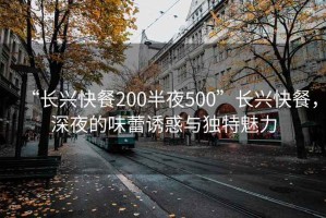 “长兴快餐200半夜500”长兴快餐，深夜的味蕾诱惑与独特魅力