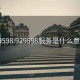 929598:929598服务是什么意思?