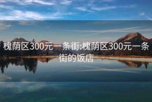 槐荫区300元一条街:槐荫区300元一条街的饭店