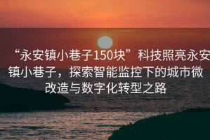 “永安镇小巷子150块”科技照亮永安镇小巷子，探索智能监控下的城市微改造与数字化转型之路