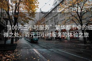 “100元三小时服务”繁华都市中的细微之处，百元三小时服务的体验之旅