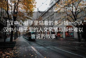 “汉中小巷子里站着的多少钱一个人”汉中小巷子里的人文风情与那些难以言说的故事