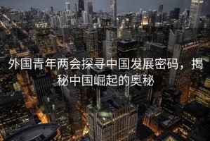 外国青年两会探寻中国发展密码，揭秘中国崛起的奥秘