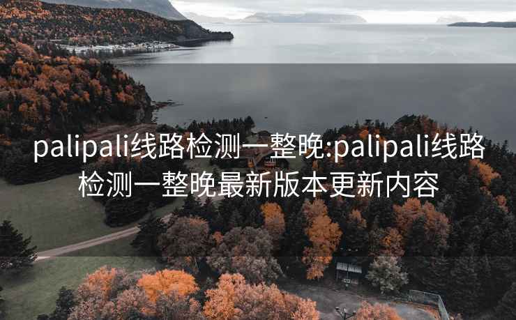 palipali线路检测一整晚:palipali线路检测一整晚最新版本更新内容