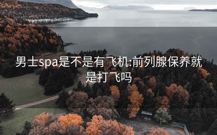 男士spa是不是有飞机:前列腺保养就是打飞吗