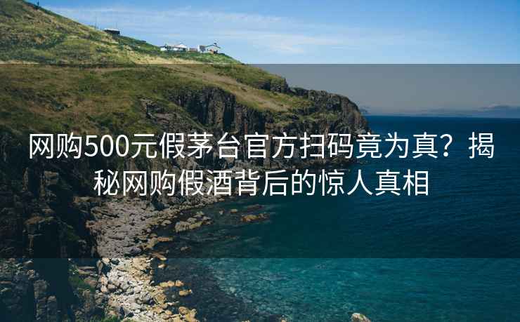 网购500元假茅台官方扫码竟为真？揭秘网购假酒背后的惊人真相