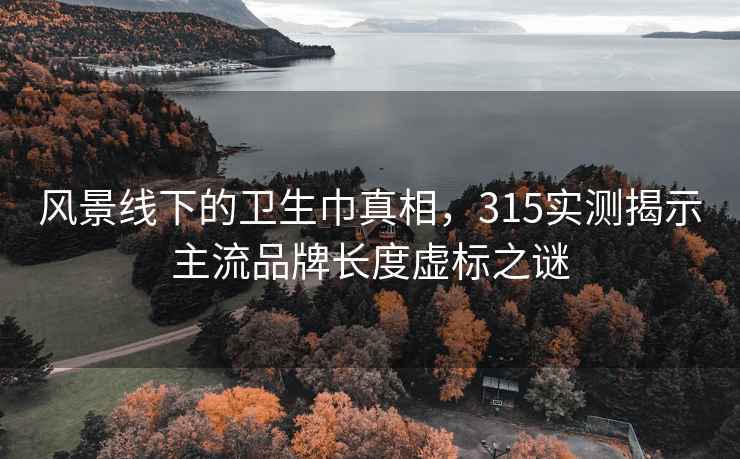 风景线下的卫生巾真相，315实测揭示主流品牌长度虚标之谜