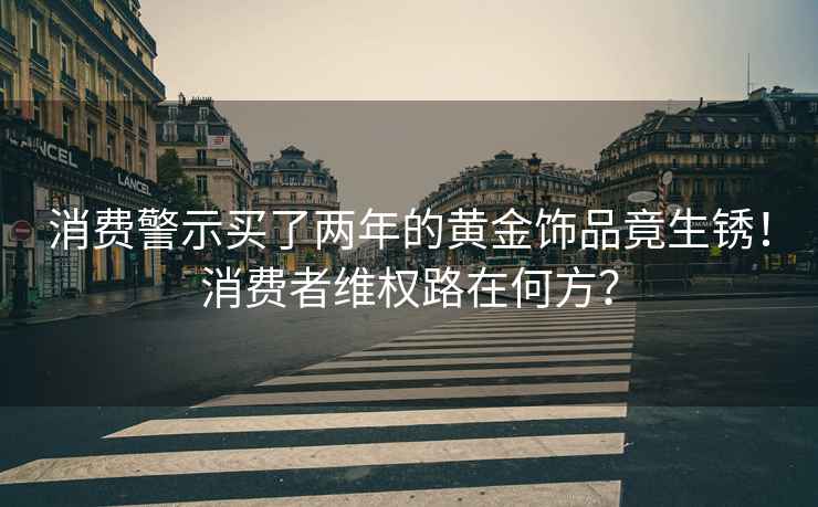 消费警示买了两年的黄金饰品竟生锈！消费者维权路在何方？