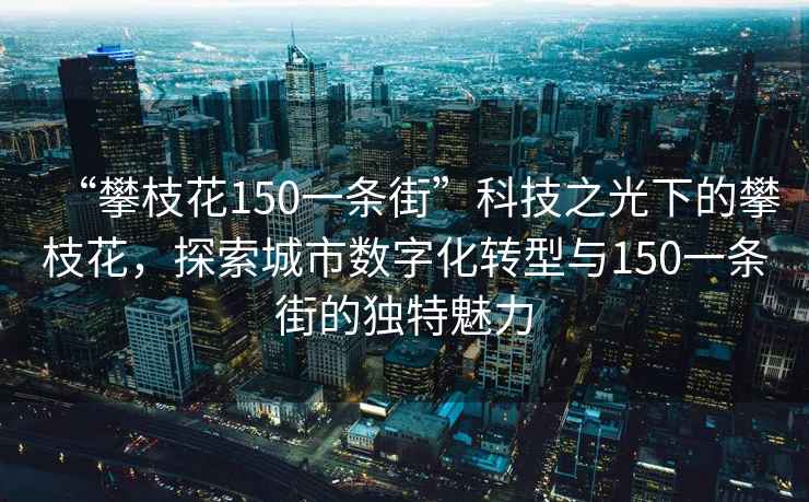 “攀枝花150一条街”科技之光下的攀枝花，探索城市数字化转型与150一条街的独特魅力