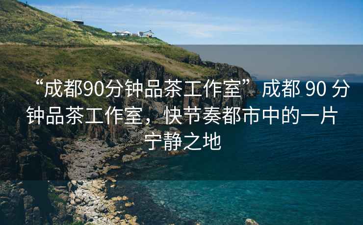 “成都90分钟品茶工作室”成都 90 分钟品茶工作室，快节奏都市中的一片宁静之地